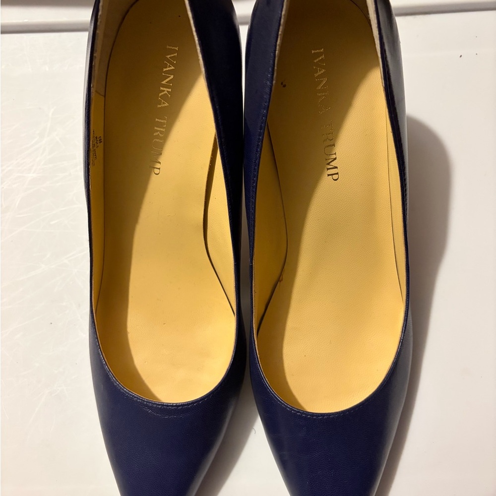 Ivanka Trump Dark Blue Heels